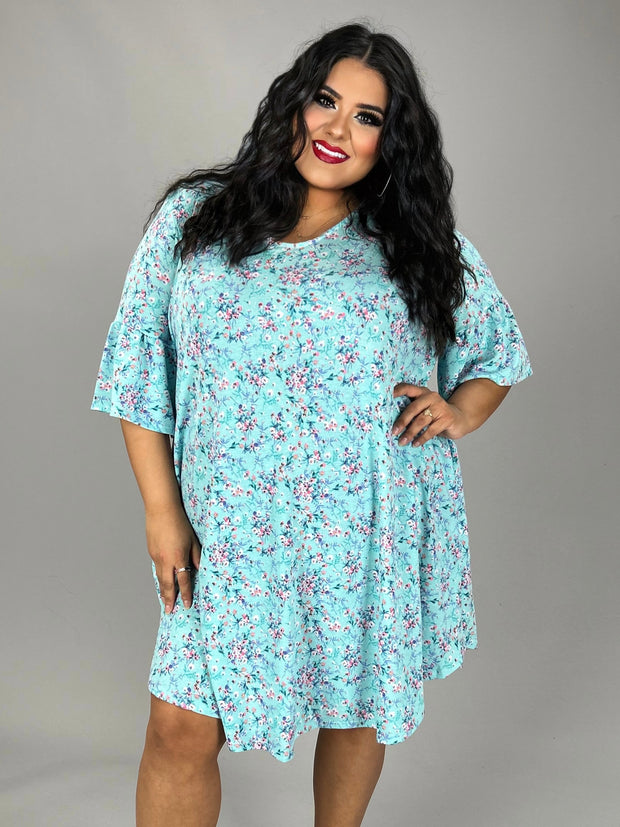 92 PSS-K {Romance Possible} MInt Floral Dress w/Pockets