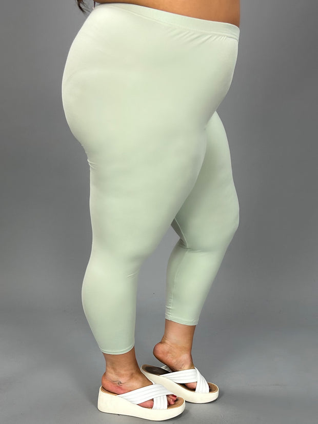 LEG-90 {Spring Time} SAGE Butter-Soft LEGGINGS