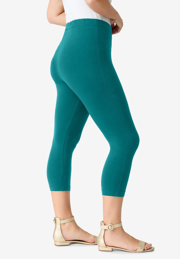 LEG-40 {Simplifying Life} Jade Buttersoft Capri Leggings