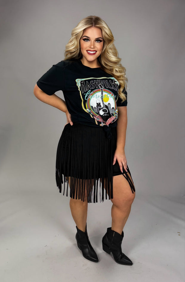 57 GT {Nashville Tennessee} Black Graphic Tee PLUS SIZE 1X 2X 3X