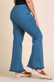 BT-E (You Go Girl) Blue Flare Leg Jeggings  PLUS SIZE XL 1X 2X
