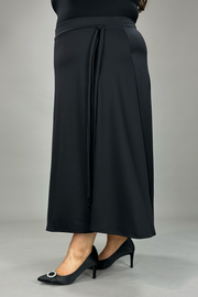 BT-M {Nothing Compares To You} Black Overlap  Skirt