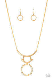 PAPARAZZI (343) {Walk Like An Egyptian} Necklace & Earrings