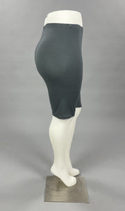 LEG-28 {A Stretch Above} GRAY Biker Shorts PLUS SIZE 1X 2X 3X