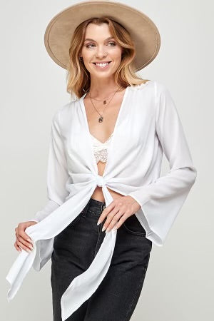 82 OT {First Class All The Way} White Bolero Cardigan PLUS SIZE XL 2X 3X