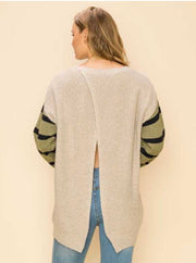 36  PLS-A {Moments Like These} Beige Sweater