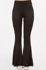 LEG-51 {Southern Inspired} Black Bell Bottom Pants  PLUS SIZE 2X 3X