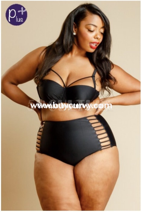 {Sale!!} Swim {Summer Vibes} Solid Black 2-Piece Swimsuit (Runs Small) Swimwear